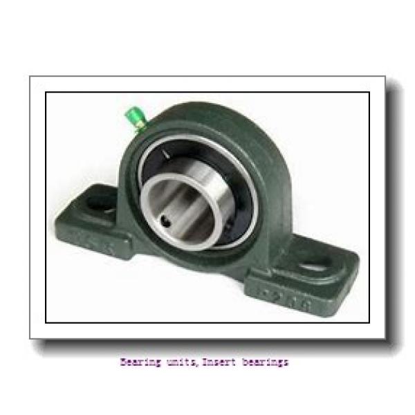 28.58 mm x 62 mm x 38.1 mm  SNR UC206-18G2T04 Bearing units,Insert bearings #1 image