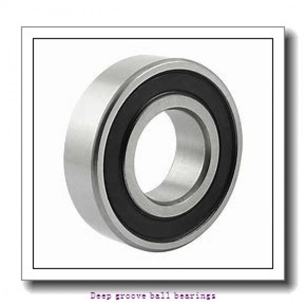 1,5 mm x 6 mm x 3 mm  skf W 630/1.5 R-2Z Deep groove ball bearings #1 image