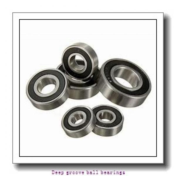 6.35 mm x 9.525 mm x 3.175 mm  skf D/W R168  R-2ZS Deep groove ball bearings #1 image