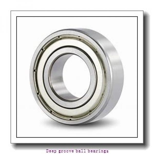 19.05 mm x 41.275 mm x 11.113 mm  skf D/W R12-2Z Deep groove ball bearings #1 image