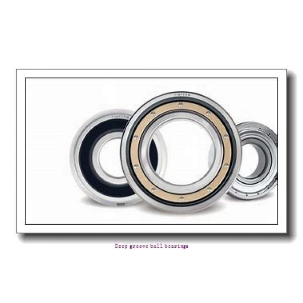 3,175 mm x 9,525 mm x 10,719 mm  skf D/W R2-6 R-2Z Deep groove ball bearings #1 image