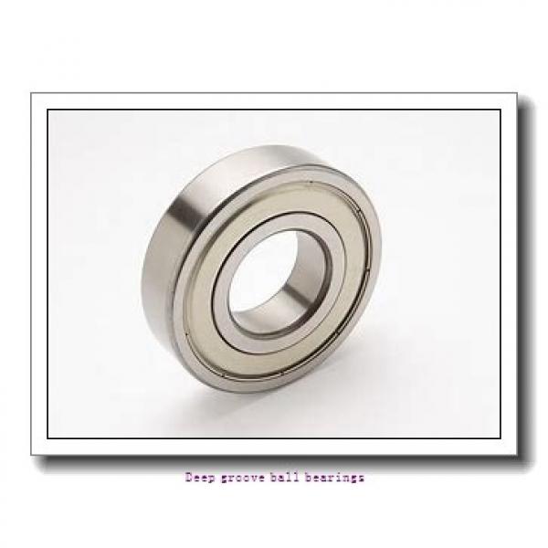 6,35 mm x 15,875 mm x 17,526 mm  skf D/W R4 R-2Z Deep groove ball bearings #1 image
