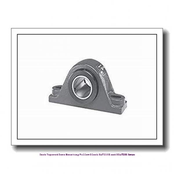 7.188 Inch | 182.575 Millimeter x 2.7500 in x 24.75 in  timken SAF 23040K Inch Tapered Bore Mounting Pillow Block SAF230K and SDAF230K Series #1 image