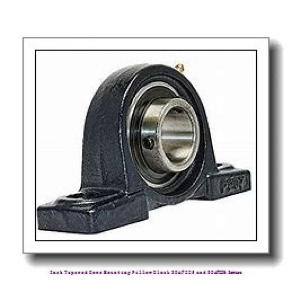 4.438 Inch | 112.725 Millimeter x 2.3750 in x 18.3750 in  timken SDAF 22526 Inch Tapered Bore Mounting Pillow Block SDAF225 and SDAF226 Series #1 image