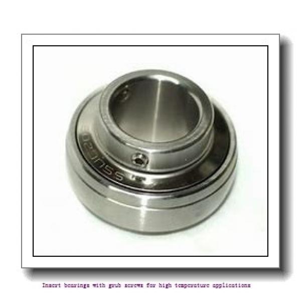 25 mm x 52 mm x 34.1 mm  skf YAR 205-2FW/VA201 Insert bearings with grub screws for high temperature applications #1 image