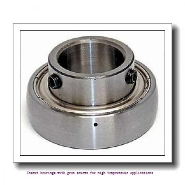 25 mm x 52 mm x 34.1 mm  skf YAR 205-2FW/VA228 Insert bearings with grub screws for high temperature applications #2 image