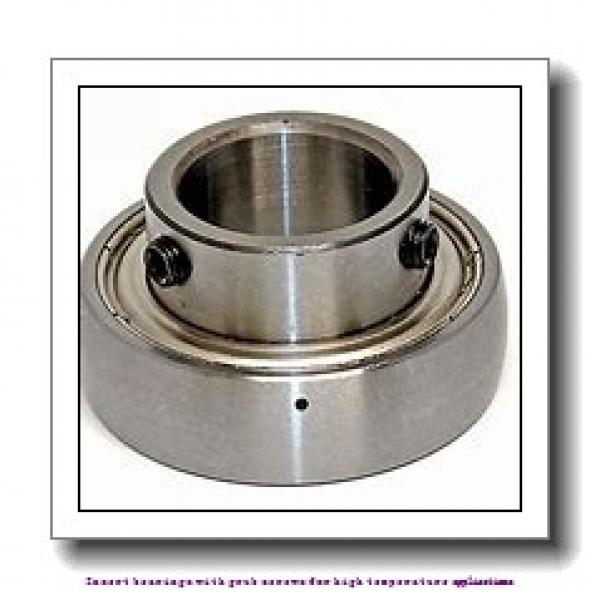 40 mm x 80 mm x 49.2 mm  skf YAR 208-2FW/VA228 Insert bearings with grub screws for high temperature applications #1 image