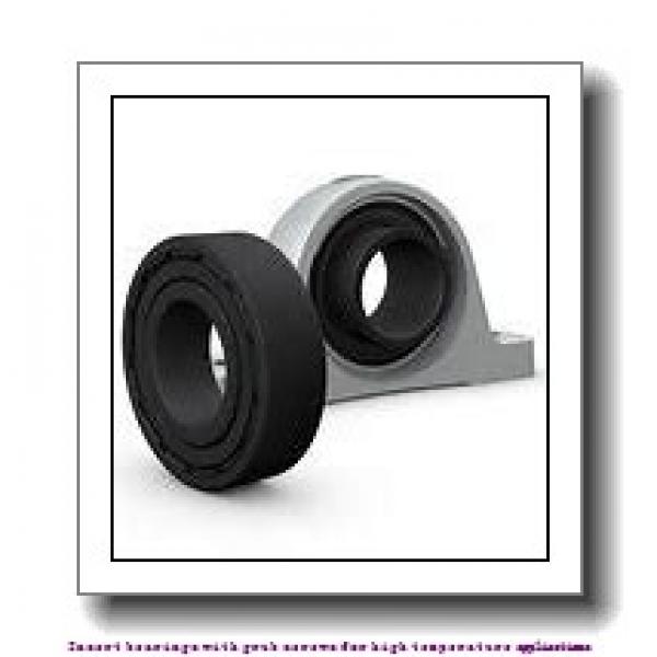 30 mm x 62 mm x 38.1 mm  skf YAR 206-2FW/VA201 Insert bearings with grub screws for high temperature applications #2 image